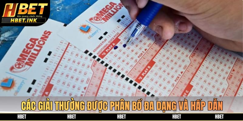 Các giải thưởng được phân bổ đa dạng và hấp dẫn